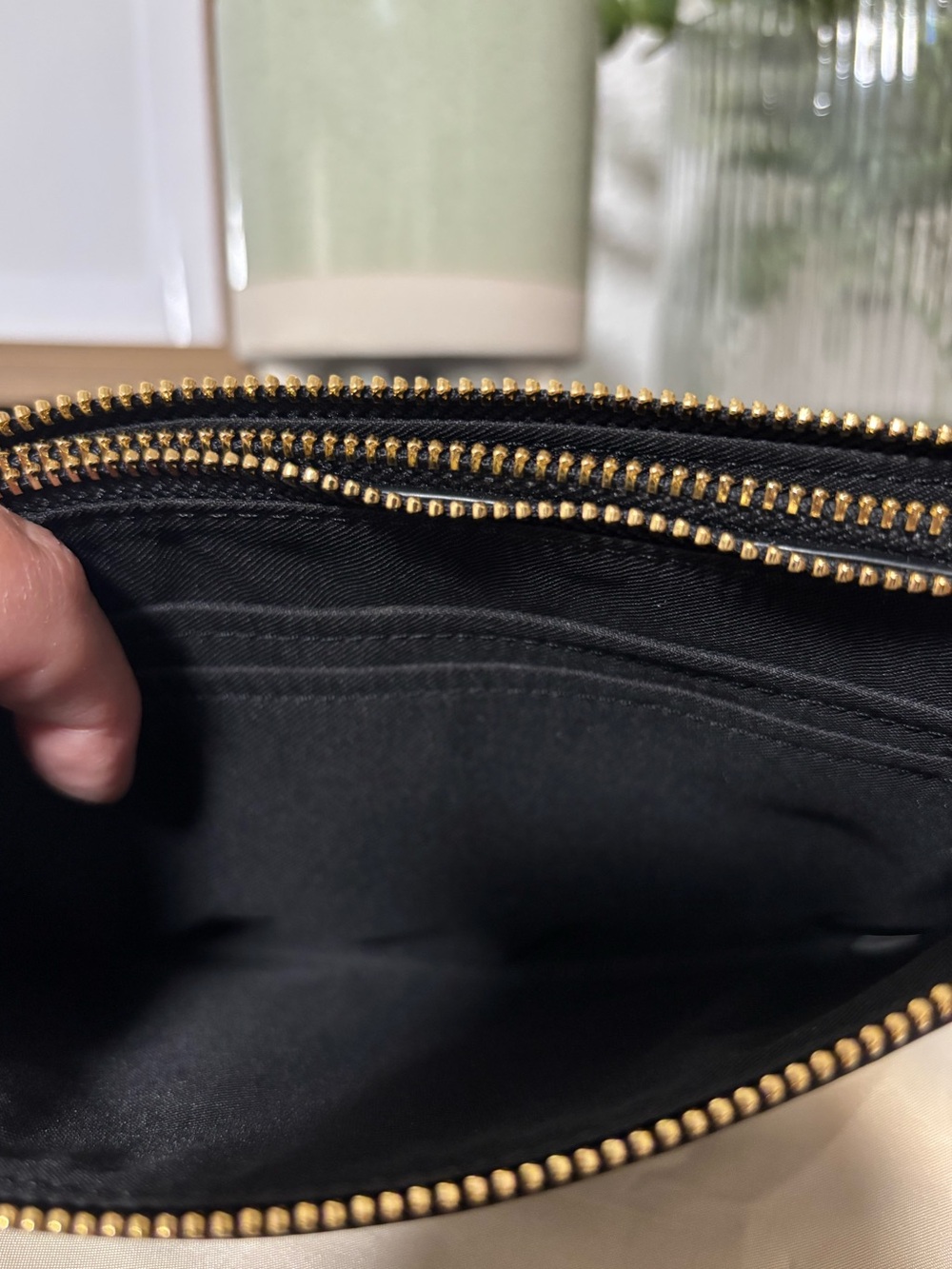 Coach Brown Signature Double Zip Wristlet w/Hang Tags & Dust Bag - Picture 6 of 11